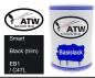 Preview: Smart, Black (trim), EB1 / C47L: 500ml Lackdose, von ATW Autoteile West.